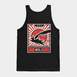 WELD | Vintage Welding Propaganda Poster Tank Top